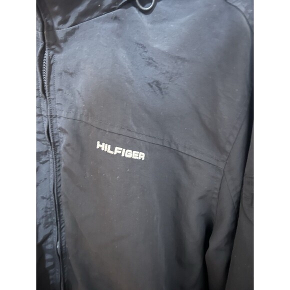 Tommy Hilfiger Mens Jacket Large Waterproof Regatta Black Yacht Sailing Sport. - Picture 4 of 10
